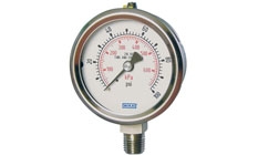 WIKA Bourdon Tube Pressure Gauge Models 233.53 and 232.53